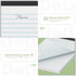 Legal Pads 8.5 x 11 inch Notepad, 2 Pack White Note Pads, 30 Sheets Per Writing Pad, College Ruled for School, Home,
