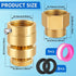 3/4" 1-1/16" 3/4" 1-1/16'' 3/4" Boltigen Self Draining Vacuum Breaker, No Lead Brass GHT Hose Bib Backflow Preventer