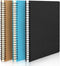 EUSOAR Hardcover College Ruled Spiral Notebooks, A5 3 Packs, 5.5"x8.3" 120 Pages Lined Travel Writing Notebooks