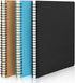 EUSOAR Hardcover College Ruled Spiral Notebooks, A5 3 Packs, 5.5"x8.3" 120 Pages Lined Travel Writing Notebooks