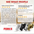 Force Magnet Magnetic Clips Pack of 10, Heavy Duty Super Strength Clips with Anti Scratch Pads (Gold)