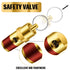 8 Pcs 1/4" Male NPT Pressure Relief Valve Safety Valve Air Compressor Check Valve (200 psi Set Pressure)