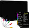 Magnetic Dry Erase Blackboard Set, 11.5x15" Black Board for Home, Office & Classroom, Includes 6 Fine Tip Markers