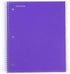 Mintra Office Durable Spiral Notebooks, 1 Subject, 3 Pack (Teal, Purple, White), 100 Sheets, Moisture Resistant