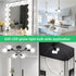 G25 Bulbs 6W 60W, 6 Pack G25 5000k dimmable 450LM, E26 g25 Bulbs Vinaco Milky Frosted Glass led Light Equal No Flicker