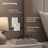 DEWENWILS Remote Control Outlet, Wireless Light Switch with 2 Side Outlets, 100 FT Range, Programmable
