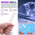 Swpeet 15Pcs Assortment Kit of Milkly Plastic Rods, 4mm Diameter, 250mm Length, ABS Round Stick for DIY Model