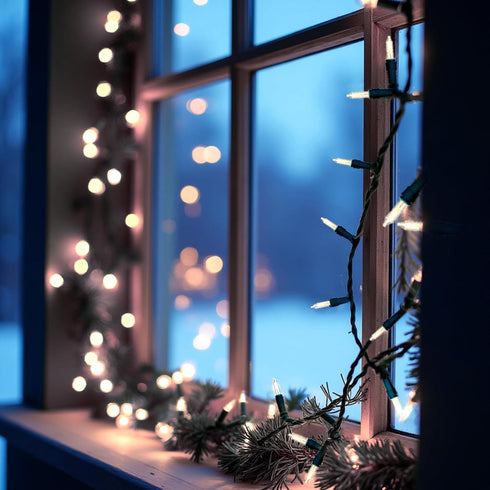 200 70FT LED Christmas String Lights, Cold White Green Wire Christmas String Lights for Indoor &Outdoor Holiday