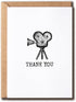 VKNDesigns Thank You Card - Cards for Movie Fans - Cards for Film