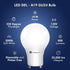 Xtricity GU24 LED A19 Two Prong Light Bulb Dimmable 10W (60W Equivalent) 120V 800 Lumens 3000K Soft White, 2 Pack