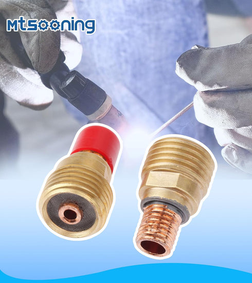 5PCS 45V44 2.4mm(3/32inch) WP-9/20/25 Mtsooning Tig Welding Gas Lens Collet Body for TIG Welding Torch