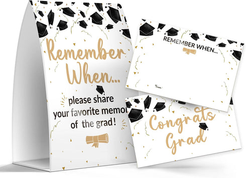 Pazag Graduation Share a Memory Cards - Pack of 1 Sign And 50