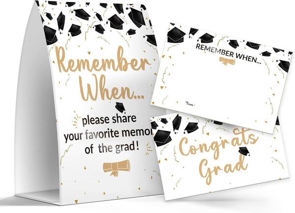 Pazag Graduation Share a Memory Cards - Pack of 1 Sign And 50