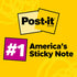 Post-it Notes, 3x3 in, 24 Pads, Clean Removal, Recyclable, Canary Yellow