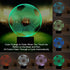 Wiscky 3D 7 Soccer Night Lights for Kids Illusion Football Lights Lamp LED Colors Changing Touch Table Desk Lamps