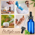 Lallisa 100 Pack Essential Oil Dropper Bottles, 30 ml Glass with Eye Dropper Dispenser, 5 Funnels, 5 Pipettes, 100