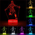 ZeHaiYlf #10 3D Dimmable (01) Argentina Soccer Player Illsuion Lamp for Boys,with Remote & Smart Touch, lampFootball