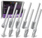 Carving Bits Carbide Burr Set, 10Pcs Grinding Bits for Rotary Tool, 1/8" Shank Rasp Bits for Wood Metal Processing