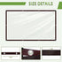 6x10-Heavy Grommets,Outdoor Clear Tarp Waterproof Duty Plastic Tarps,Vinyl Transparent Tarpaulin with Small&Large Tarp