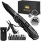 Gifts for Men, Multitool Pocket Knife for Anniversary, Christmas, Birthday, Hiking Camping Knife with Screwdrivers