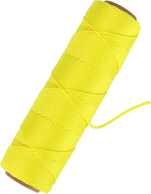 Goldblatt Mason Line, 250 Feet #18 Braided Nylon String for Gardening or Masonry, Perfect Construction String