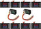 10 Pcs 0.28 Digital Voltmeter Ammeter, 100V 10A Volt Amp Meter with Dual LED Multimeter Display Panel