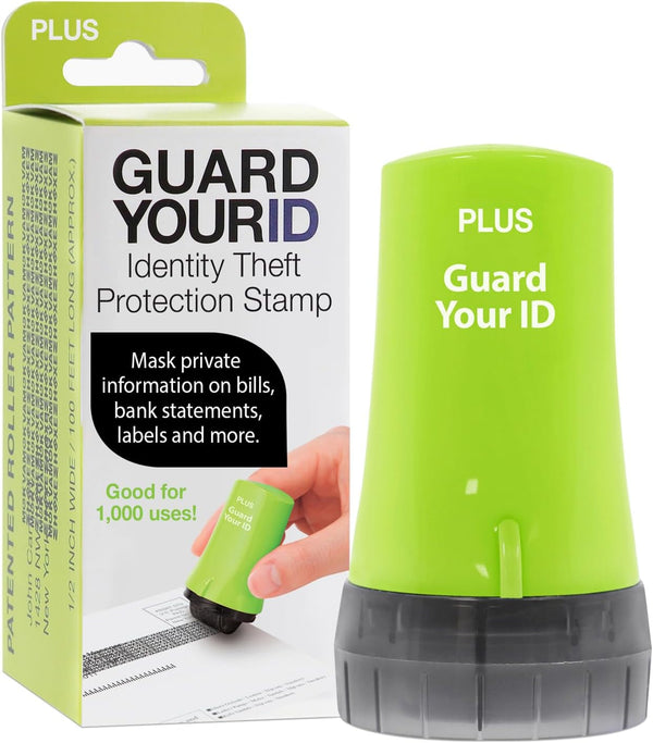 Guard Your ID Advanced Roller for Identity Theft Prevention, Green (38311)