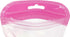 (100, 6.30 inch 9.45 inch) Clear Window Half Pink Plastic Resealable Bags with Butterfly Hang Hole for Jewelry