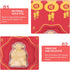 BESPORTBLE Chinese New Year Red Envelopes, Lucky Money Envelopes for Spring Festival Birthday Wedding Party, 10 Pcs