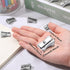 Fumete 96 Pcs Handheld Metal Pencil Sharpeners, Single Hole Aluminum Alloy Manual Sharpener Bulk for School Office