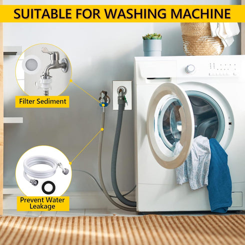 135 PCS Rubber Washers, Shower Hose Washers, 16 Sizes Rubber & Silicone Gasket Kit for Sealing Repair
