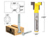 3 Set 1/4-Inch 14392q YONICO T Track T Slot Router Bit Bit Shank
