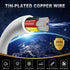 22 Gauge 3 Conductor Electrical Wire, 16.4FT White Low Voltage 22/3 PVC Cable for LED Lamp Automotive