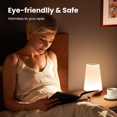 Dimmable 5 13 THAUSDAS Night Light, Touch Lamp for Bedroom, Portable Table Bedside Lamp, Brightness RGB Colors, Night