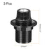 E14 Bulb 3 Pack Bulb PATIKIL Holder Light Socket, Screw Fully Thread LED Lamp Holder for Pendant Lights, Black