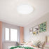 (13.36X13.36X2.16in) Toddmomy Flush Mount Ceiling Light Covers Plastic Round Lamp Shade Wall Sconce Chandelier Lamps