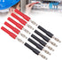 5Set J.20012 Banana Plug Connector 4mm Male to 2mm Female Multimeter Banana Plug Connector Adapter for Multimeter Test Leads Probes