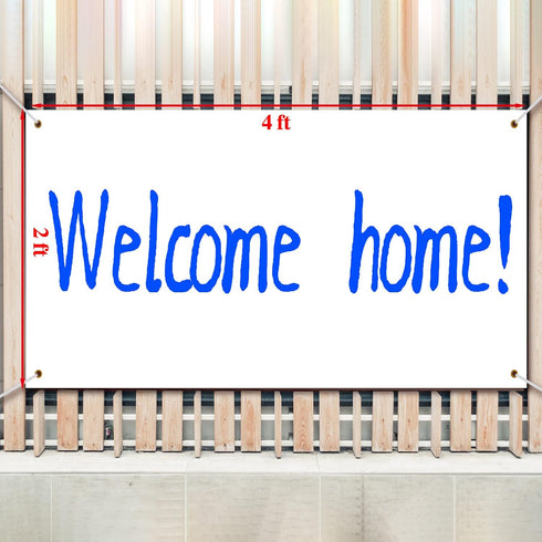 Zonon Large Blank Banners and Signs, Polyester Oxford Cloth Sublimation Banner with Hanging Rope for Indoor Outdoor DIY