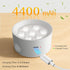 Cnlux Set 4400mAh Dimmable 360 Wireless Wall Sconces of Two, Rechargeable Battery Operated Sconces with Remote & Touch
