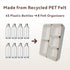 TTUGTTUG 8-Piece Set 4-Sizes, Felt Drawer Organizer in Made from Eco-Friendly Material for Vanity, Makeup, Desk