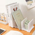 Muloo 4.33x4.21x3.74 Inches Bookends Support Desk Organizer Book Stopper Non-Skid for Book Shelves Office Home Library