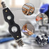 2 Pack 4-in-1 Copper Pipe Cleaner, 1/2 in & 3/4 in Wire Brush for Plumber Deburring, Copper Cleaning Brush