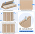 MaxGear Extra Large Bulletin Board, 48" x 36", Foldable Felt Board for Office, Home, School, Beige Brown