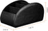 SITHON Remote Control Holder with 5 Compartments, PU Leather Remote Caddy Desktop Organizer for TV, Media Players, Black