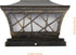 OUNONA Solar Post Light Fixture Outdoor Waterproof Garden Floor Lamp Decor Copper Matte Shade, Solar Powered Exterior