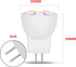 MR8 Light Bulb LED Replacement for Mini Halogen Recessed Lamps 12 Volt 1" Diameter GU4 RV Boat Camper Yacht Train Motor Home Interior Tiny House Ship Van Truck Sprinter Lighting - Warm White - 2 Pack by 12Vmonster