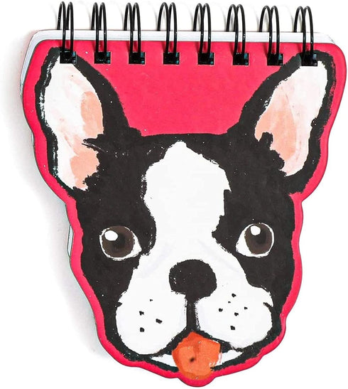 Paper Junkie Dog Lover's Hardcover Notebook Set, 3 Die Cut Spiral Notepads (5.5 x 4.5 Inches, 3 Pack)