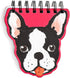 Paper Junkie Dog Lover's Hardcover Notebook Set, 3 Die Cut Spiral Notepads (5.5 x 4.5 Inches, 3 Pack)