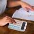 SEWACC Mechanical Calculator, Cute Multicolor Desk Calculator with Big Buttons, Basic Function, Office Desktop