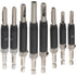 8Pcs Center Drill Bit Set: Self Centering Hinge Tapper Core Hole Puncher Woodworking Tools for Cabinet Door